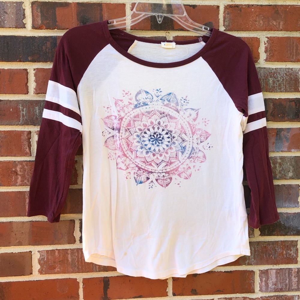 Garage | Long Sleeve Baseball Tee Size XS